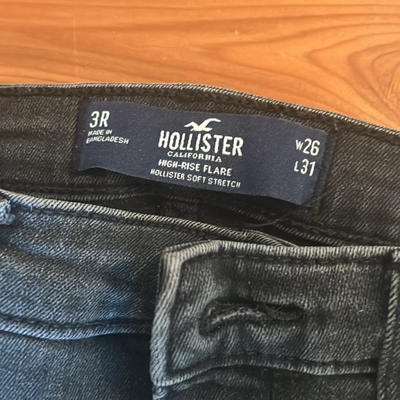 Black flared Hollister jeans - Picture 2 of 3